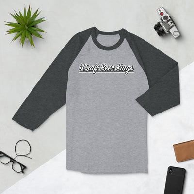 Craft Beer Kings - 3/4 sleeve raglan shirt