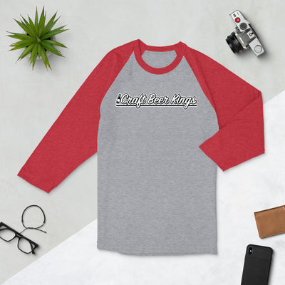 Craft Beer Kings - 3/4 sleeve raglan shirt