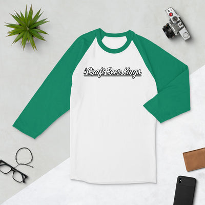 Craft Beer Kings - 3/4 sleeve raglan shirt