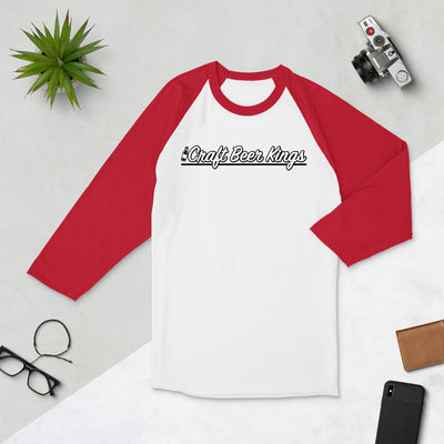 Craft Beer Kings - 3/4 sleeve raglan shirt