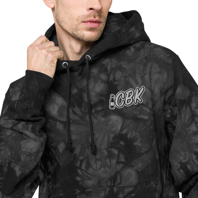 CBK - Unisex Champion tie-dye  Embroidered hoodie