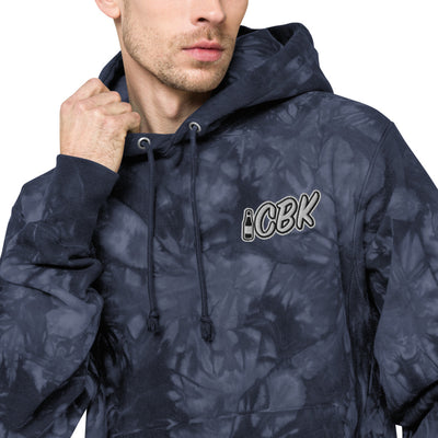 CBK - Unisex Champion tie-dye  Embroidered hoodie