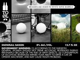 Snowball Saison (White White Barrels)