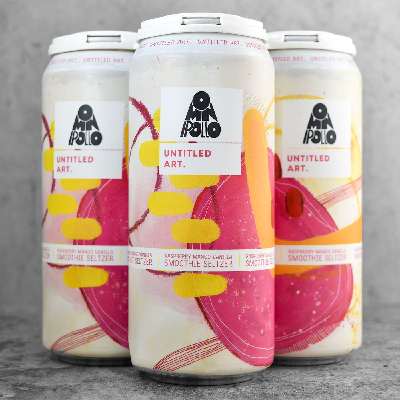 Untitled Art x Omnipollo - Raspberry Mango Vanilla Smoothie Seltzer