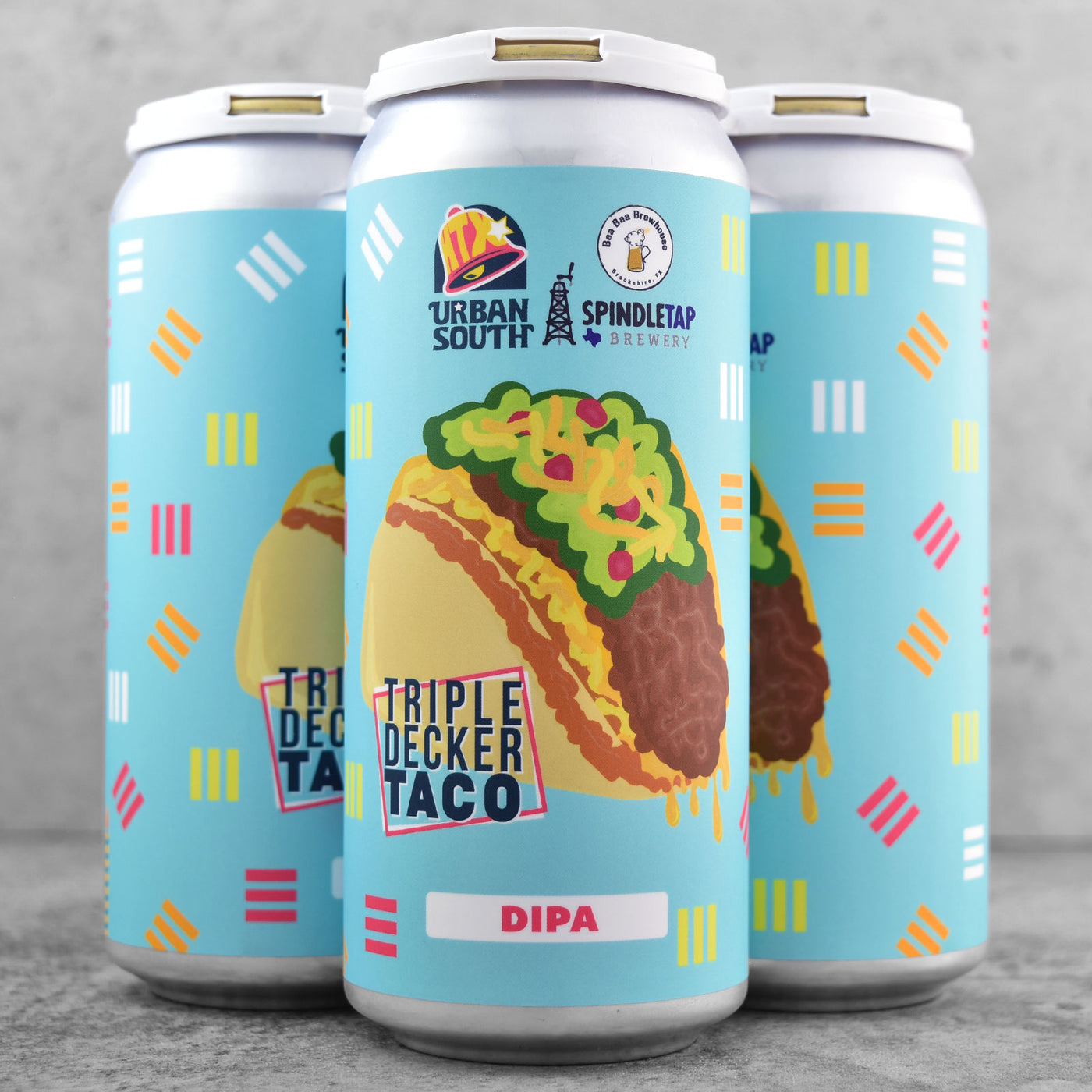 Urban South / Baa Baa Brewhouse / SpindleTap - Triple Decker Taco