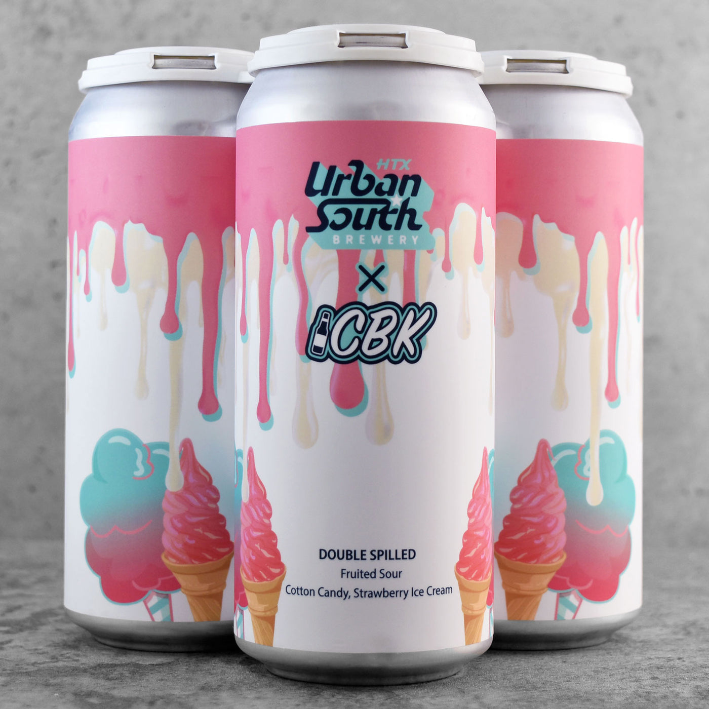 Urban South / CBK - Double Spilled - Cotton Candy and Strawberry Ice Cream