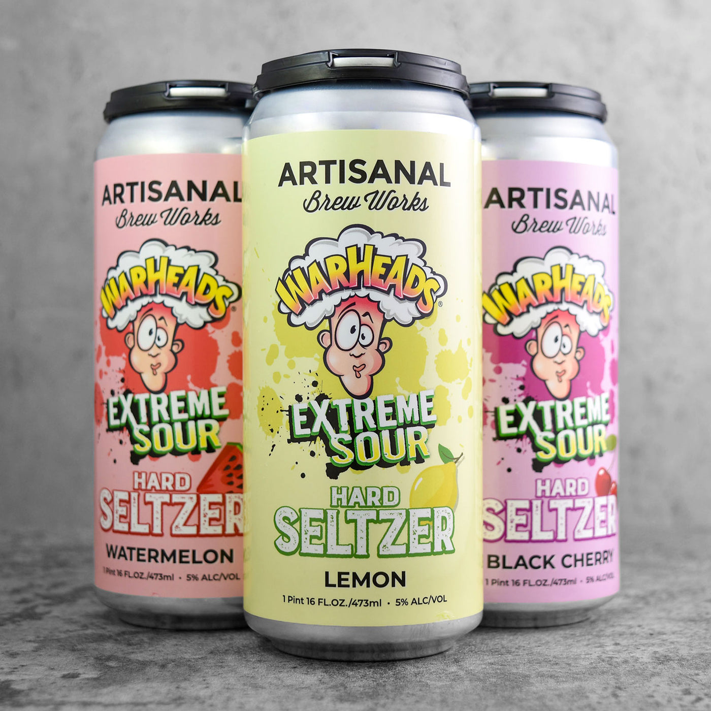 Artisanal Brew Works Warheads Extreme Sour Hard Seltzers - Mix Pack #1
