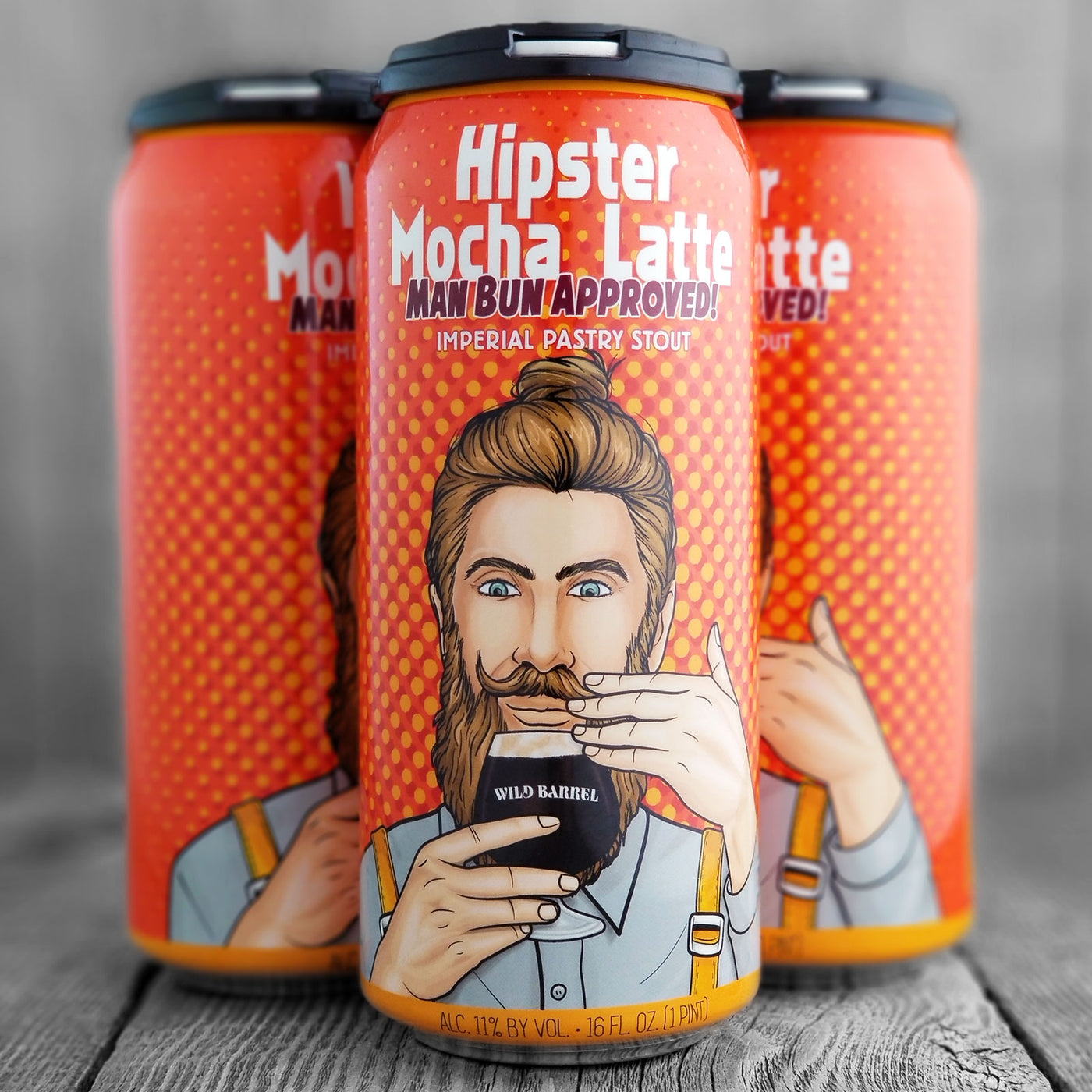 Wild Barrel Hipster Mocha Latte