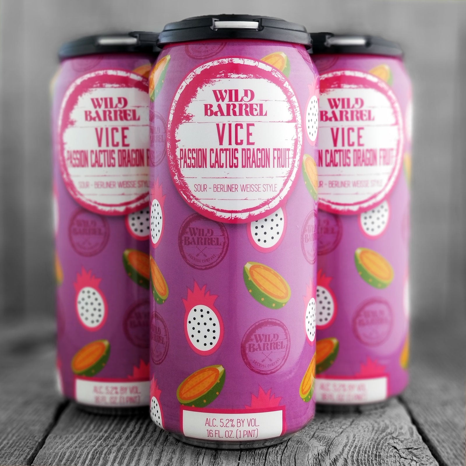 Wild Barrel Vice Passion Cactus Dragon Fruit